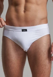 GTZBURG Slip Herren Slips 2er Pack Weiß/Creme