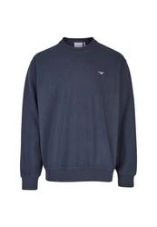Cleptomanicx Strickpullover Cozy Crew blau/dunkelblau
