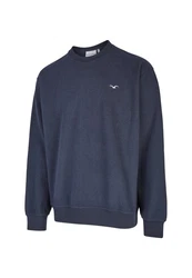Cleptomanicx Strickpullover Cozy Crew blau/dunkelblau