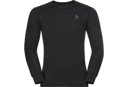 Odlo Longsleeve Active Warm Eco Baselayer Top Crew Neck schwarz