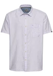 camel active Kurzarmhemd Shortsleeve Shirt Lila/Dunkelblau/Blau