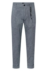 Strellson Stoffhose Louis-W Grau/Dunkelblau/Blau