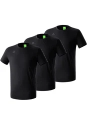 Erima T-Shirt 3er Pack Herren Blau/Grün/Schwarz