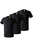 Erima T-Shirt 3er Pack Herren Blau/Grün/Schwarz