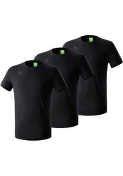 Erima T-Shirt 3er Pack Herren Blau/Grün/Schwarz