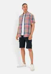 camel active Kurzarmhemd T-Shirt Rot/Hellblau/Blau/Mischfarben/Rosa