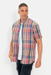 camel active Kurzarmhemd T-Shirt Rot/Hellblau/Blau/Mischfarben/Rosa