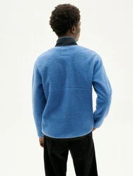 Thinking Mu Fleecejacke Lewis Sweatshirt Elfenbein