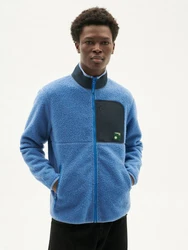 Thinking Mu Fleecejacke Lewis Sweatshirt Elfenbein