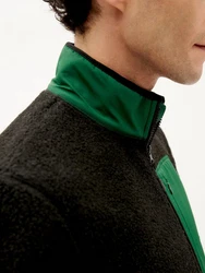 Thinking Mu Fleecejacke Lewis Sweatshirt Elfenbein