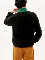 Thinking Mu Fleecejacke Lewis Sweatshirt Elfenbein