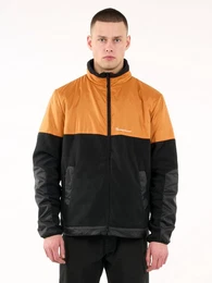 Fleecejacke Men's Polar Fleece Oversized Zip Sweat With Contrast Rib Stop