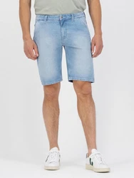 MUD Jeans Chinohose Carlo Blau/Hellblau