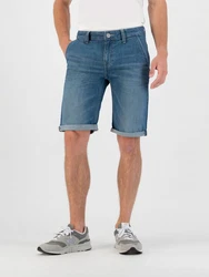 MUD Jeans Chinohose Carlo Blau/Hellblau