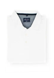 Poloshirt Poloshirt - Piqu - Einfarbig - Wei