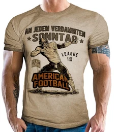 T-Shirt fr American Football Fans: An jedem Sonntag