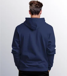 Neverless Sweatjacke Herren Zip-Hoodie Motiv Anker Meer Boot Dunkelblau/Blau