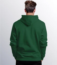 Neverless Herren Sweatjacke Zip Hoodie Alpha Logo Grün/Dunkelgrün