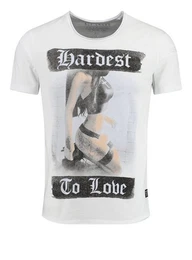 T-Shirt T-Shirt Level Printshirt vintage Look MT00543 Rundhalsauschnitt bedruckt kurzarm slim fit