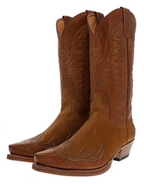 CUERVO 13170 Braun Cowboystiefel Rahmengenhte Westernstiefel