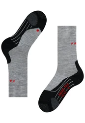 FALKE Sportsocken Tk2 Rot/Silber/Grau/Dunkelgrau