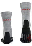 FALKE Sportsocken Tk2 Rot/Silber/Grau/Dunkelgrau