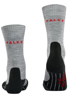 FALKE Sportsocken Tk2 Rot/Silber/Grau/Dunkelgrau