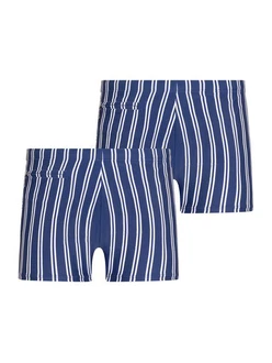 Schiesser Badehose Classic Swim Dunkelblau/Blau