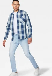 Mavi Skinny-fit Jeans YVES Slim Hellblau