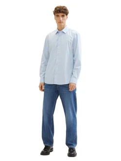 TOM TAILOR Langarmhemd mit Knopfleiste