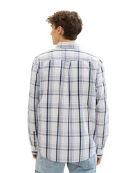 TOM TAILOR Denim Karohemd mit Knopfleiste 
