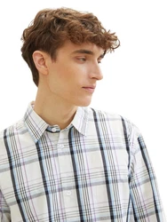 TOM TAILOR Denim Karohemd mit Knopfleiste 