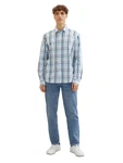 TOM TAILOR Denim Karohemd mit Knopfleiste 