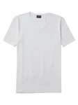 OLYMP T-Shirt Wirk Casual Grau/Weiß