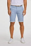 LINDBERGH Chinoshorts mit Gürtel Hellblau/Blau