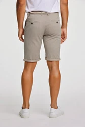 LINDBERGH Chinoshorts mit Gürtel Khaki/Beige