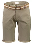LINDBERGH Chinoshorts mit Gürtel Khaki/Beige
