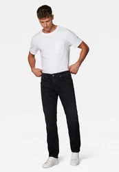 Mavi Regular-fit-Jeans Marcus Straight (6624) Schwarz