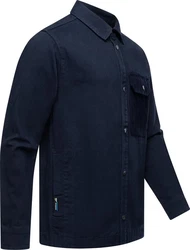 Ragwear Outdoorhemd Garwend Dunkelblau/Blau/Hellblau