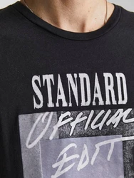 ONLY CARMAKOMA T-Shirt Blau/Schwarz/Dunkelblau/Grau