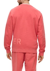 s.Oliver Sweatshirt mit Logo-Print Rosa/Rot