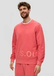 s.Oliver Sweatshirt mit Logo-Print Rosa/Rot