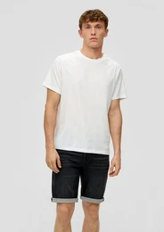 Stoffhose Bermuda Jeans Mauro / Regular Fit / Mid Rise / Straight Leg