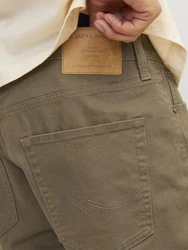 Jack & Jones Shorts JPSTRICK ORIGINAL SHORT Khaki/Beige/Braun