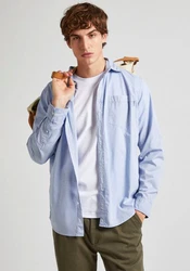 Pepe Jeans Langarmhemd PRINCE Hellblau/Blau