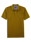 OLYMP Poloshirt Gelb/Dunkelgrün OLYMP Poloshirt Gelb/Dunkelgrün