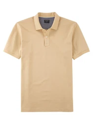 OLYMP Poloshirt Braun/Khaki/Orange/Beige/Gold/Gelb