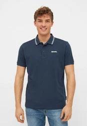 Bench. Poloshirt GRUFF Dunkelblau/Hellblau/Blau