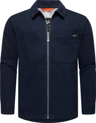 Ragwear Outdoorjacke Liwty Hemdjacke Dunkelblau/Blau