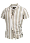 Indicode Hemd INBravida Beige/Braun/Khaki
